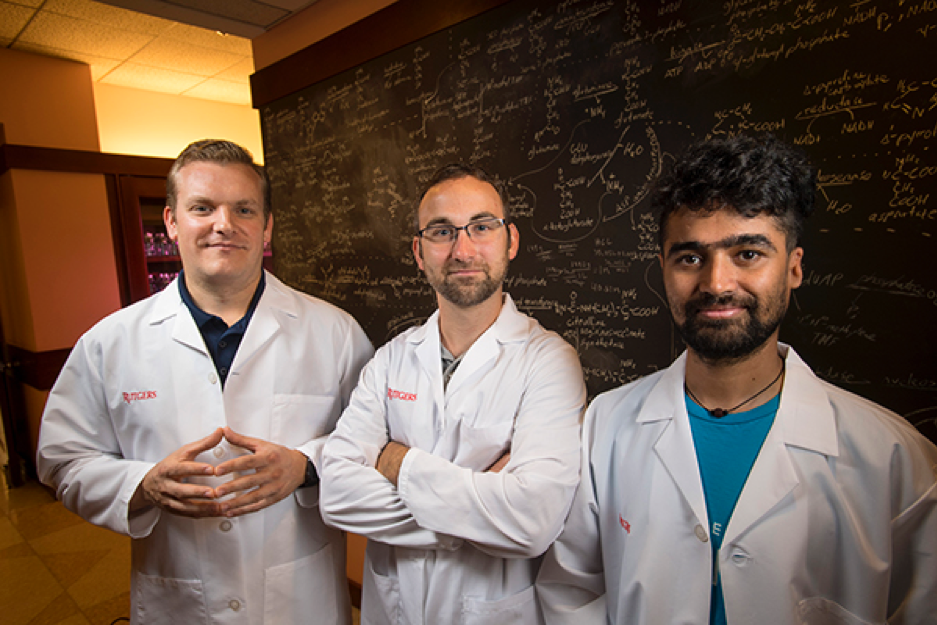 Biophysics doctoral candidate Douglas Pike, along with postdocs Josh Mancini and Saroj Poudel